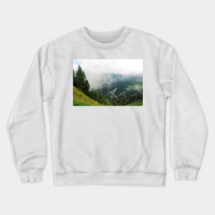 Low Cloud Over Carnic Alps Near Sauris Crewneck Sweatshirt